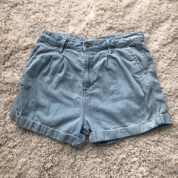 gap super high rise shorts